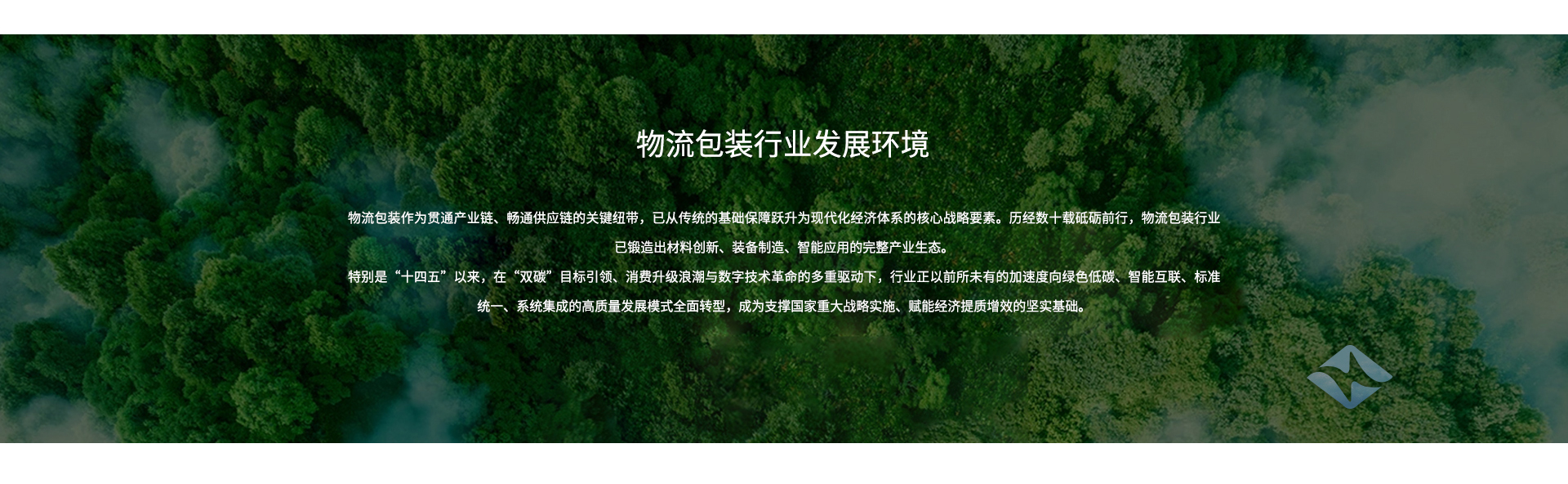 物流包装行业发展环境