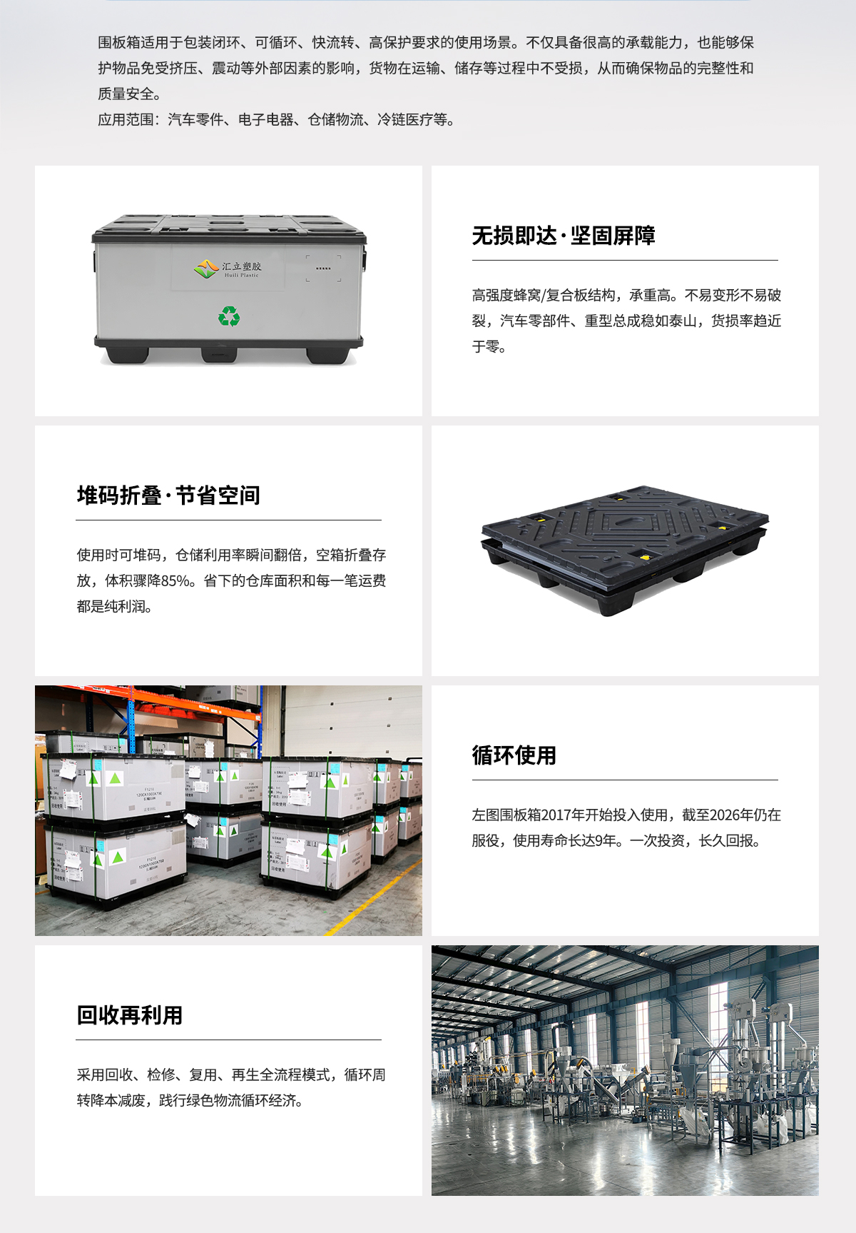 塑料围板箱介绍图 2